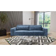 Teddy Linen Blue 3 Seater