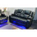 Bravo Electric Recliner Black 3+2