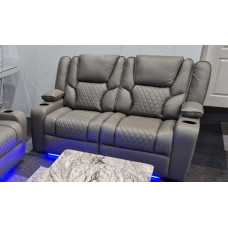 Bravo Power Recliner Grey 2 Seater