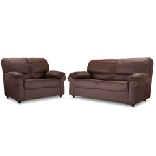 Artisan 3+2 Seater Brown Sofas