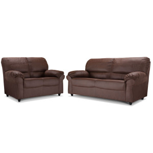 Artisan 3+2 Seater Brown Sofas