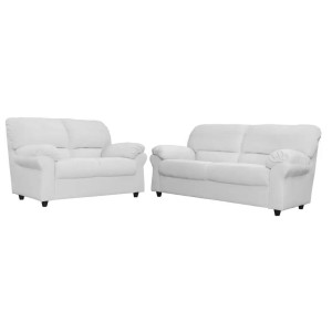 Artisan 3+2 Seater White Sofas