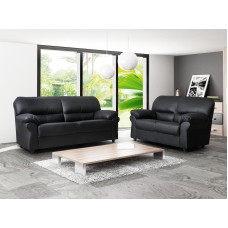 Artisan 3+2 Seater Black Sofas