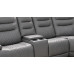 Arwen Grey Leather Corner Power Recliner