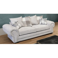 Ashby 3 Seater Silver