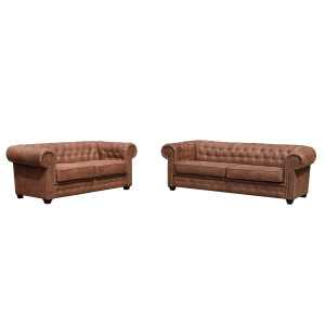 Belair 3+2 Seater Brown