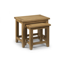 Astoria Oak Nest of Tables Assembled