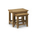 Astoria Oak Nest of Tables Assembled
