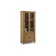 Astoria Glazed Oak Display Cabinet Assembled