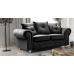 Athens Corner Sofa - Black Plush Velvet