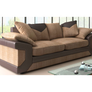 Balmoral 3 Seater Brown Sofa