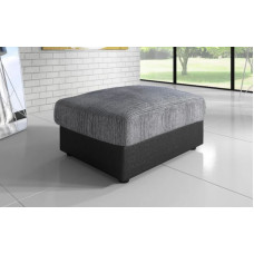 Grey Storage Footstool