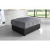 Grey Storage Footstool