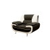 Bari 1 Armchair Black-White