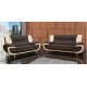 Bari 3+2 Seater Sofa Set Brown-Cream