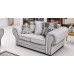 Baron 3 Seater Sofa Silver