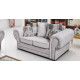 Baron 2 Seater Sofa Silver