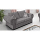 Baron 3 Seater Sofa Graphite Formal Back