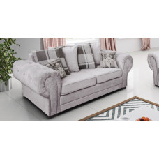 Baron 3 Seater Sofa Silver