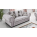 Baron 3 Seater Sofa Silver
