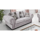 Baron 3 Seater Sofa Silver