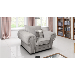 Baron 1 Seater Armchair Silver