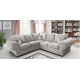 Baron Corner 2C2 Silver Formal Back Cushions