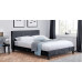 Hilton Single Bed - Grey 90cm