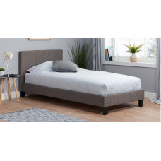 Hilton Single Bed - Grey 90cm