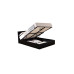 Hilton Double Ottoman Bed Black PU 135cm