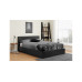 Hilton Double Ottoman Bed Black PU 135cm