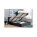 Hilton Small Double Ottoman Double Bed Black Crushed Velvet 120cm