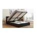 Hilton Double Ottoman Brown PU 135cm