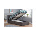 Hilton Single Ottoman Bed Grey 90cm