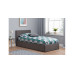 Hilton Single Ottoman Bed Grey 90cm