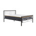 Virginia Chrome and Nickle Double Bed 135cm