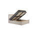 Milano Ottoman Double Bed Pearl Grey 135cm