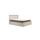 Milano Ottoman Double Bed Pearl Grey 135cm