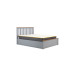Milano Ottoman Double Bed Stone Grey 135cm