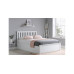 Milano Ottoman Double Bed White 135cm