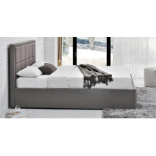 Osaka  Double Bed - Grey 135cm