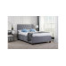 Alexander Double Bed Grey Fabric 135cm