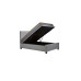 Alexander Double Bed Grey Fabric 135cm