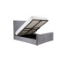 Danson King Bed Grey Velvet 150cm