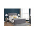 Danson King Bed Grey Velvet 150cm