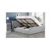 Lucia Side Small Ottoman Double Bed Grey 120cm