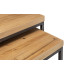 Brooklyn Solid Oak Nesting Lamp Tables
