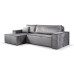 Calix Dark Grey left hand facing chaise corner sofa bed