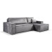 Calix graphite right hand facing chaise corner sofa bed