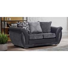 Cambridge 2 Seater Sofa Black Grey